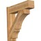 Ekena Millwork Balboa Block Rough Sawn Outlooker, Western Red Cedar, 8"W x 30"D x 30"H OUT08X30X30BOA05RWR - alternate 1